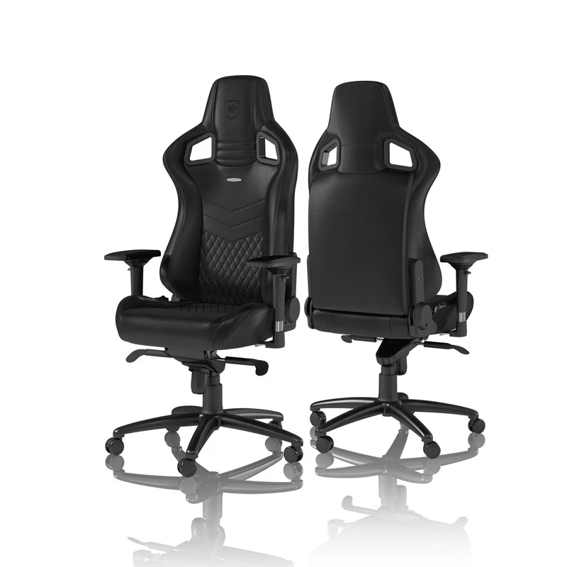 noblechairs EPIC pravá koža herná stolička – čierna