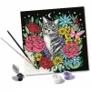 Sada maľovania podľa čísel Ravensburger CreArt Pixie Cold Cat (model 25855) – maliarska sada na plátno