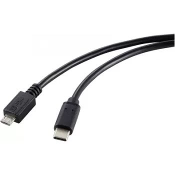 Renkforce RF-5720396 USB kábel čierny