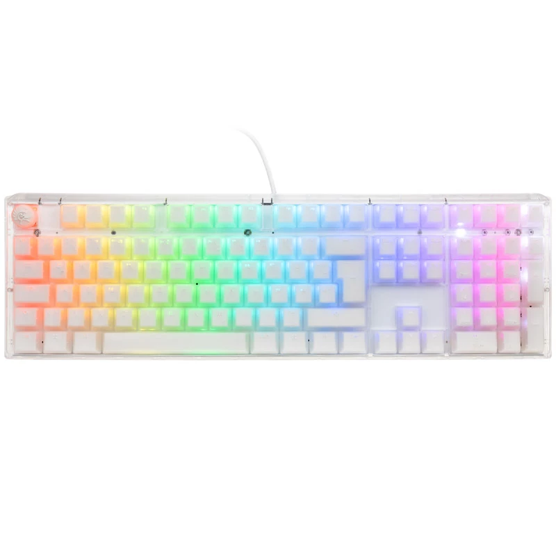 Ducky One 3 RGB klávesnica Gaming USB QWERTY US-angličtina biela