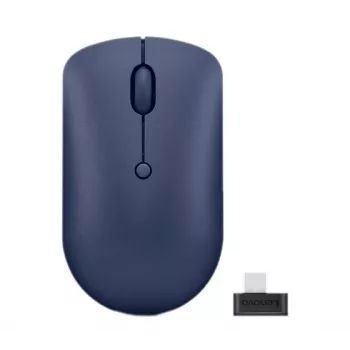 Bezdrôtová optická myš Lenovo 540 RF, pre pravákov aj ľavákov, 2400 DPI, 2,4 GHz USB‑C prijímač, modrá