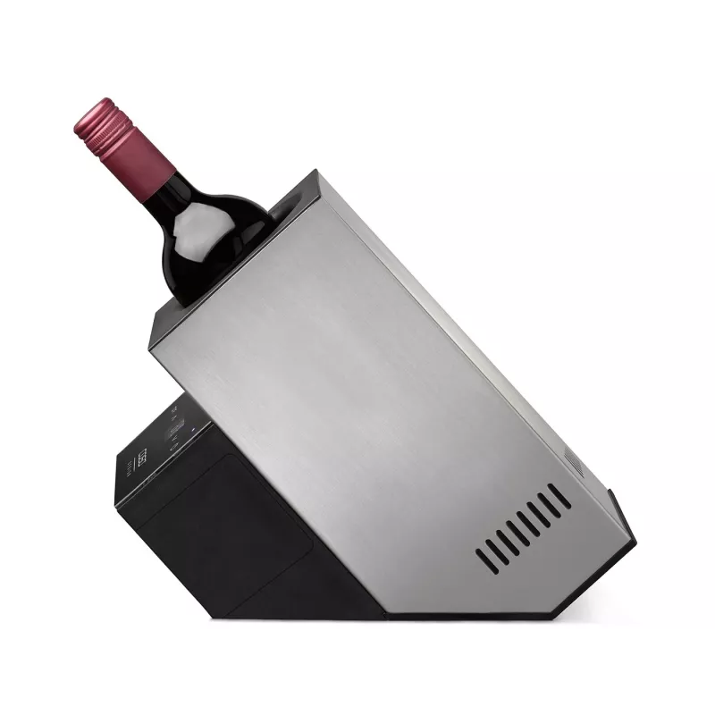 Caso | chladič vína | WineCase Deluxe nerezová oceľ | kapacita fliaš 1 | čierny/strieborný