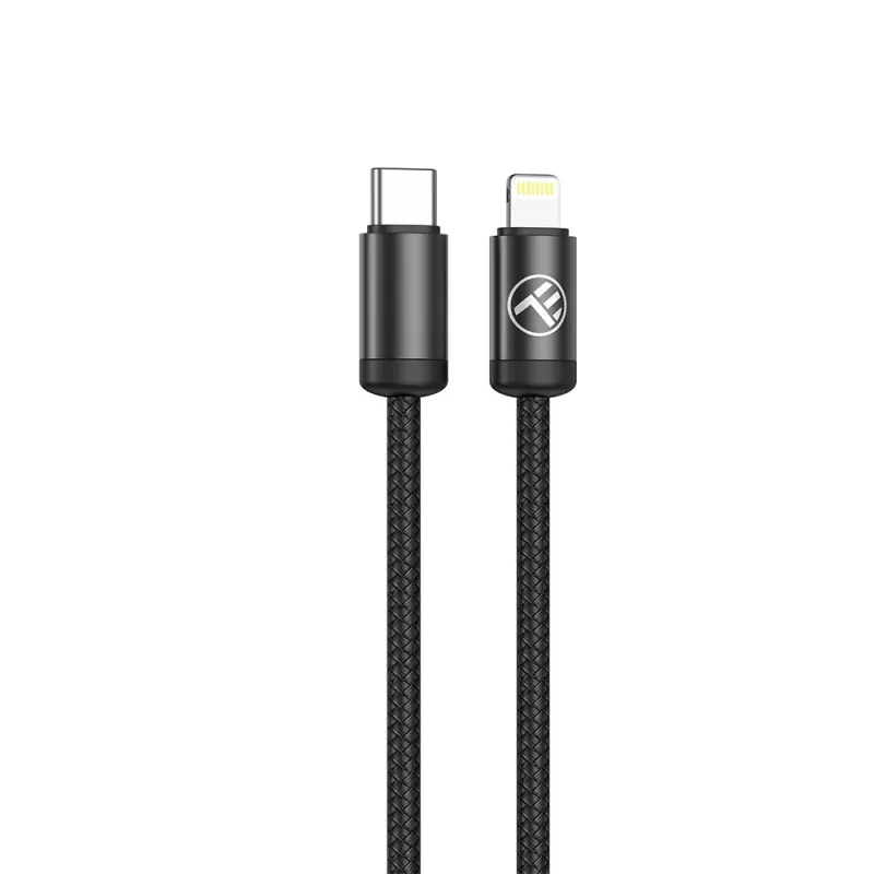 Kábel USB-C na Lightning Tellur TLL155781 – 1 m, 3 A