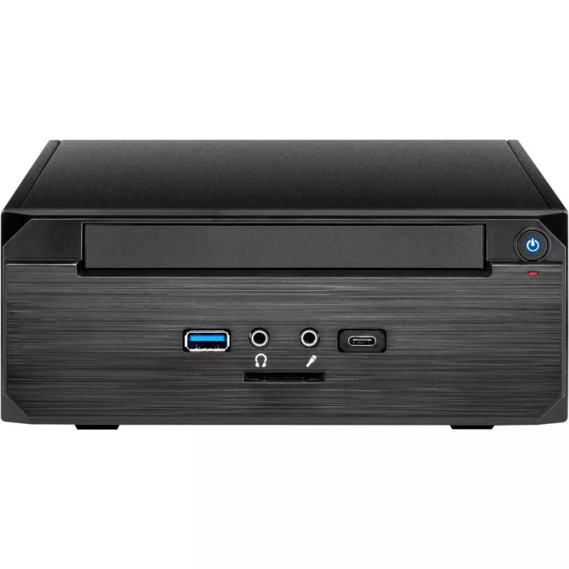 INTER-TECH ITX MW-02 Type C 3.0 vrátane ext USB 3.0 Type C konektora vrátane slotu pre slim DVD mechaniku (88881246)