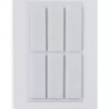 HERMA 15186 samolepiaca etiketa obdĺžnik biela 15x45mm 6 kusov
