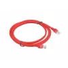 PATCHCORD Cat.6 UTP 2M červená FLUKE PASSED LANBERG 10-PACK