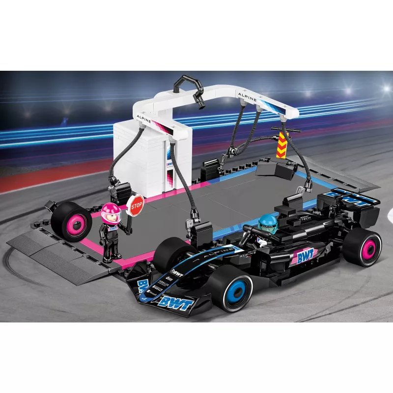 BWT Alpine F1 Boxenstopp, stavebná hračka