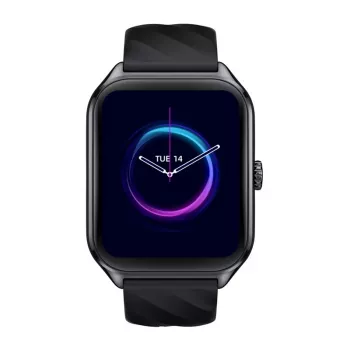 Smart hodinky Zeblaze GTS 4 — 1,94 palca (4,93 cm) AMOLED, 466×466 px, dotyková obrazovka, Wi‑Fi, silikónový remienok, čierne