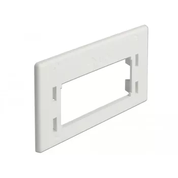 Keystone adaptérová doska, montáž (biela)