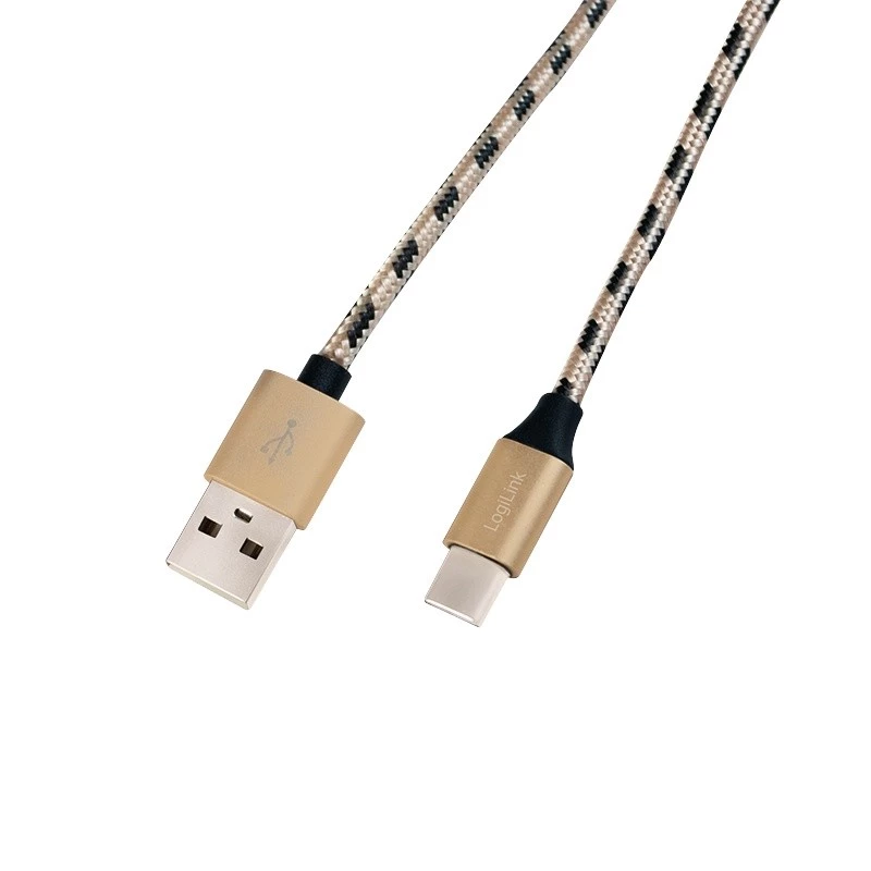 Synchronizačný a nabíjací kábel USB 2.0 AM na USB-C konektor samec