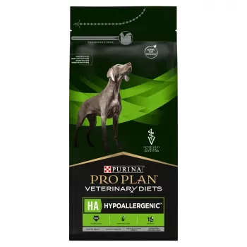 Suché krmivo pre psov Purina Nestlé Pro Plan Veterinary Diets Canine Hypoallergenic 1,3 kg, 21 % bielkovín, bez lepku