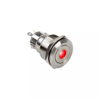 Tlačidlo DimasTech PD211 22 mm Silverline Dot RGB — vandalizmu odolné panelové tlačidlo