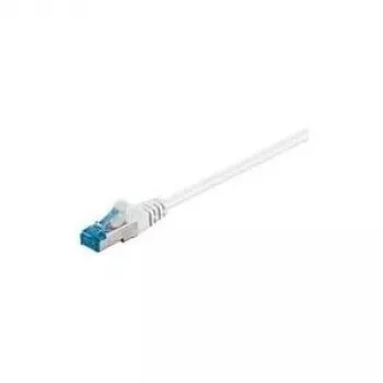 Wentronic Goobay CAT 6a patch kábel, S/FTP (PiMF), biely, 50 m - LSZH bez halogénov, meď (94910)