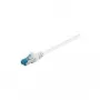 Wentronic Goobay CAT 6a patch kábel, S/FTP (PiMF), biely, 50 m - LSZH bez halogénov, meď (94910)