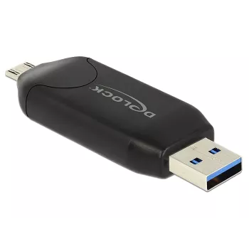 Čítačka kariet DeLOCK 91734 USB/Micro-USB čierna