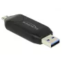 Čítačka kariet DeLOCK 91734 USB/Micro-USB čierna