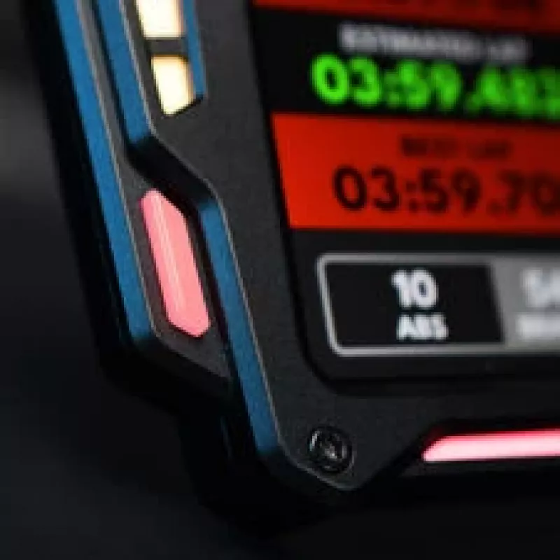 SOELPEC XR-7 displej, Simracing dotykový displej, RGB telemetria - čierny