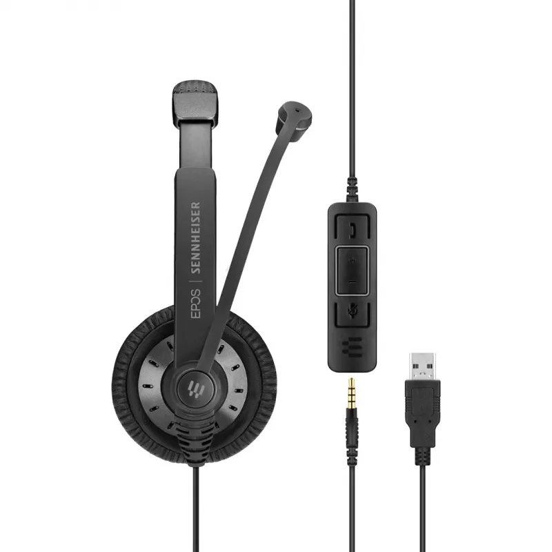 EPOS | SENNHEISER IMPACT SC 75 USB MS headset káblový cez hlavu pripojenie/hudba USB Type-A čierna