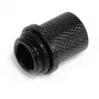 Alphacool 17643 konektor mosadz čierny 17 mm × 17 mm × 21 mm