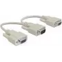 VGA kábel DeLOCK VGA/2 x VGA 0,2 m