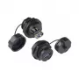 Alcasa IC04-U304 - USB A - čierna - samica - rovná - polybutyléntereftalát (PBT) - polyvinylchlorid (PVC) - IP65 - IP67 (IC04-U304)