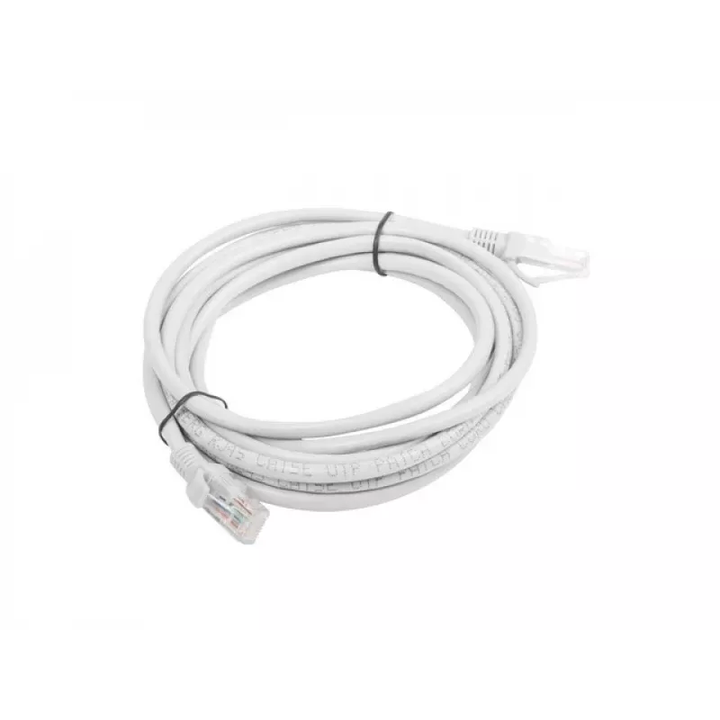 Sieťový kábel LANBERG PCU6-10CC-0300-S Cat6 U/UTP RJ-45, 3 m, sivý
