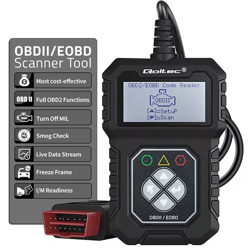 OBDII diagnostický tester QOLTEC ProLine (model 50684)