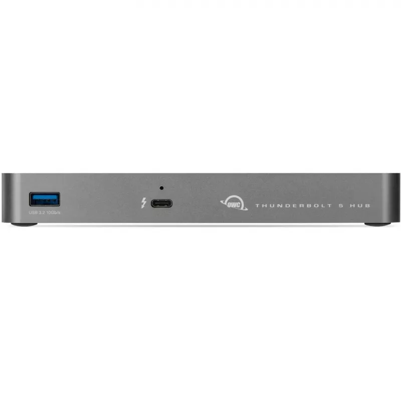 Thunderbolt 5 Hub, dokovacia stanica sivá/čierna, Thunderbolt 5, USB-A
