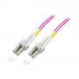EFB-Elektronik Duplex prepojka LC-LC 50/125µ, OM4, LSZH, erika fialová, 2,0 mm, 2 m Výrobca: EFB Elektronik (O0319.2)