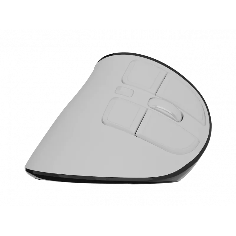 Bezdrôtová vertikálna myš NATEC Euphoniе Pro Bluetooth 5.0, 4000 DPI, programovateľná, tichá, biela