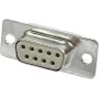 Káblový konektor Harting 09 67 209 4704 D‑Sub 1, sivý metalický, PBT puzdro
