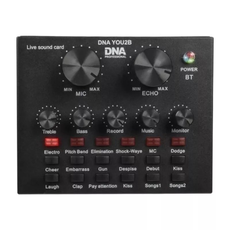 Sada mikrofónu Bitmat DNA YOU2B — mikrofón, audio rozhranie, stojan a kábel