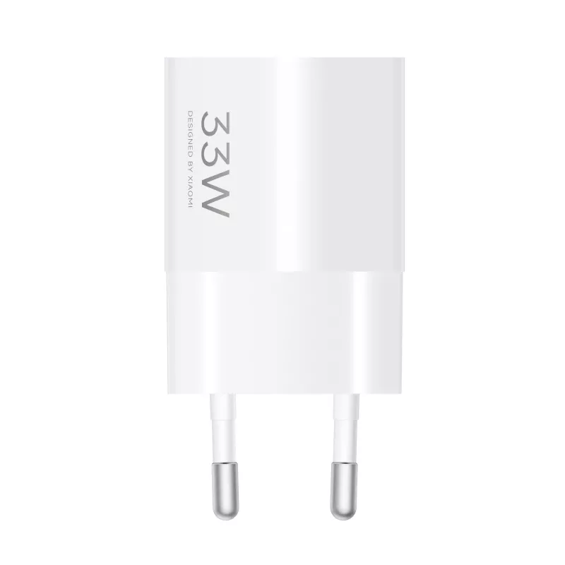 Napájací zdroj Xiaomi 33W Nano USB-C EU nástenná nabíjačka – 33 W USB-C výstup pre telefóny a tablety