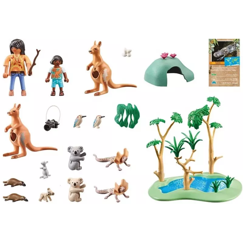 Wiltopia 71624 sada figúrok austrálske zvieratá