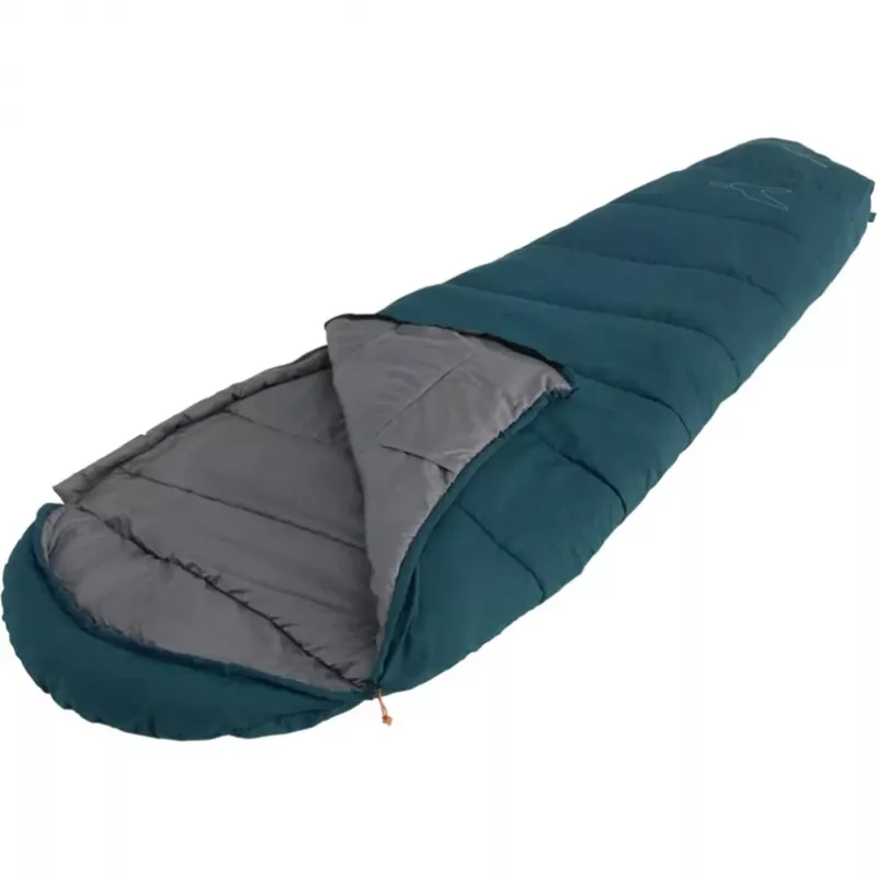 Spacák easy camp Raven I Mummy 5 °C petrolejová (model 2025)