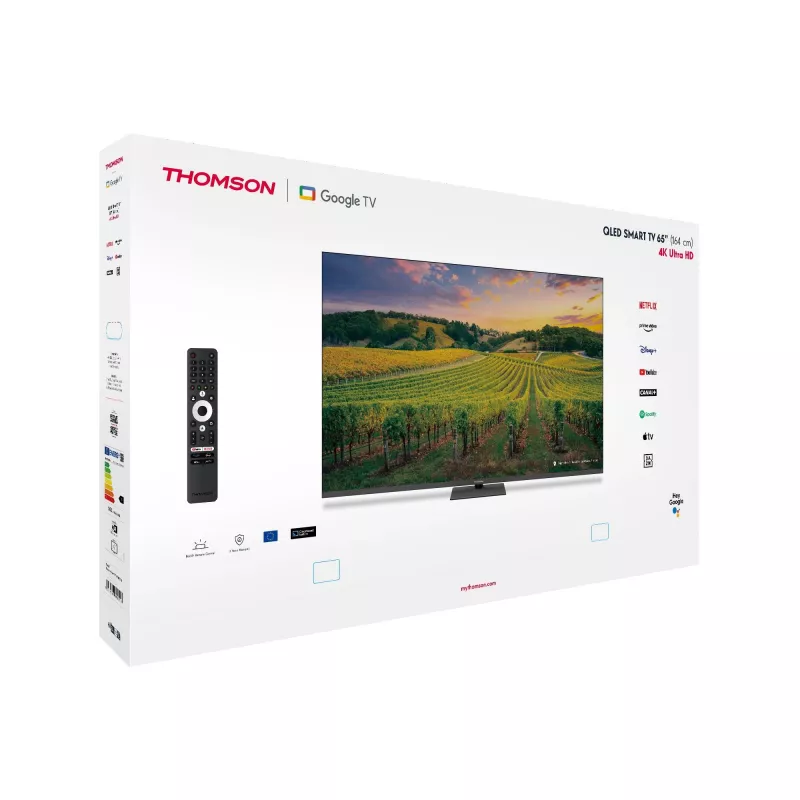 THOMSON 65QG5C14 65 4K Ultra HD plochý QLED TV