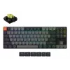 Mechanická 80% klávesnica Keychron K1X-B4 — USB + Bluetooth, QWERTY angličtina, 87 klávesov, RGB podsvietenie, sivá