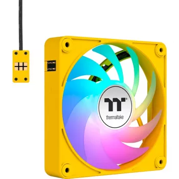 Thermaltake CT140 EX ARGB 140 mm žltý 3-balík skriňový ventilátor