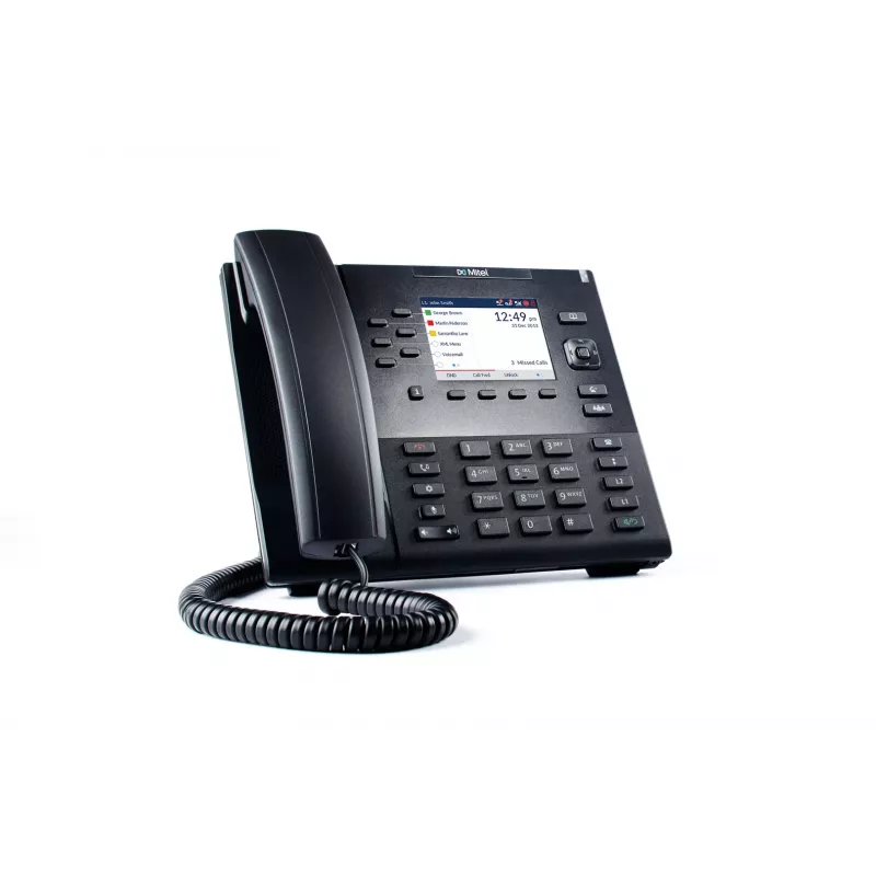 Mitel 80C00002AAA-A IP telefón čierny 9 liniek LCD