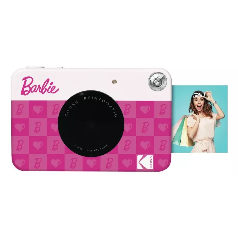 Kodak x Barbie Printomatic Instantný fotoaparát, ružový, okamžitá tlač ZINK Zero-Ink (RODOMATICB10)
