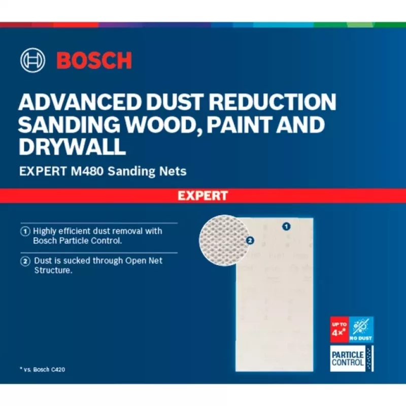 Bosch Expert M480 brúsna sieťka