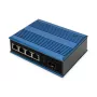 Digitus 4-portový Fast Ethernet sieťový switch, priemyselný, neupravovaný, 1 SFP FE Uplink