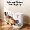 Automatický dávkovač krmiva PETKIT YumShare Dual-hopper 2 s kamerou, kapacita 5 L, ABS a nehrdzavejúca oceľ 304, biela