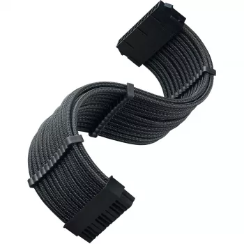 SilverStone PP07E - predlžovací napájací kábel - ATX, 24-pol (W) na ATX, 24-pol (M) - 30 cm - čierny