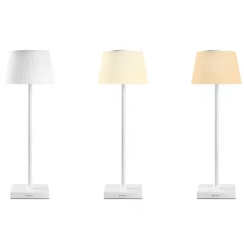 Stolná lampa TRACER Pluto biela TRAOSW47233 LED stmievateľná, biele prevedenie