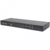 19 palcová LCD KVM konzola DIGITUS DS-72211-5US, 16-port Cat 5, 1366x768, US International klávesnica