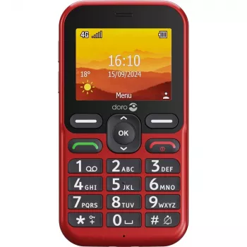 Doro Leva L10 4G, telefón s veľkými tlačidlami, červený (380571)