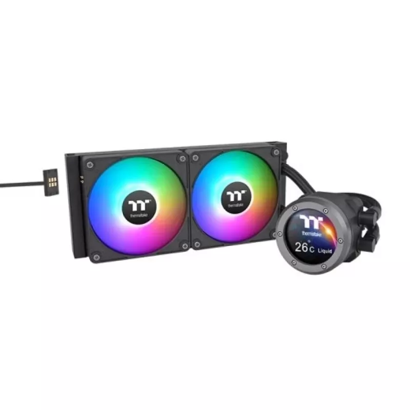 All-in-One kvapalinový chladič Thermaltake CL-W416-PL14SW-A 14 cm čierny