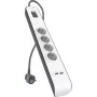Predlžovacia zásuvka Belkin 525J so 4 Schuko zásuvkami a 2 USB-A portami, 2 m kábel