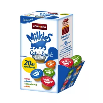 Suché mačacie pochúťky animonda Milkies 15 g — pochúťka pre dospelé mačky, 15 g vrecko